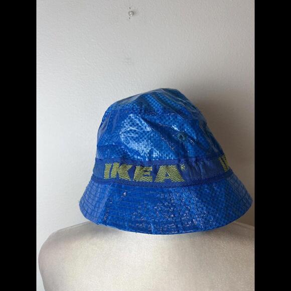 IKEA Bucket Hat KNORVA Frakta with Lining & Vent Holes Rain Hat Sun Hat - Picture 2 of 3